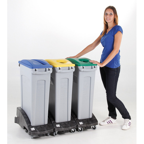 Slim Jim Behälter 87 l - schwarz