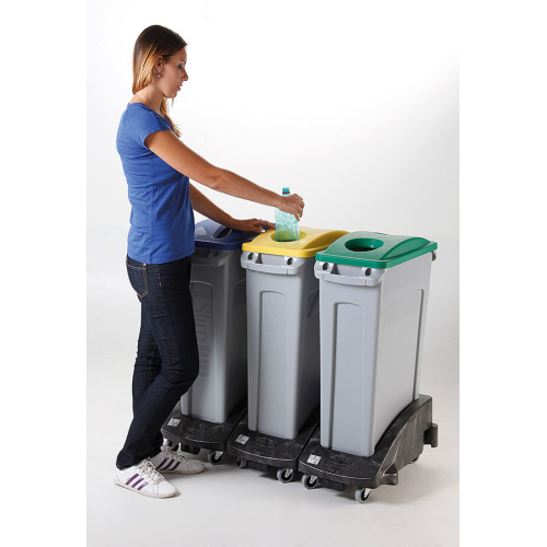 Slim Jim Behälter 87 l - schwarz