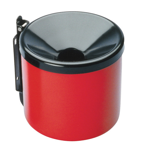 Wandaschenbecher Durchmesser 150mm, rot/schwarz