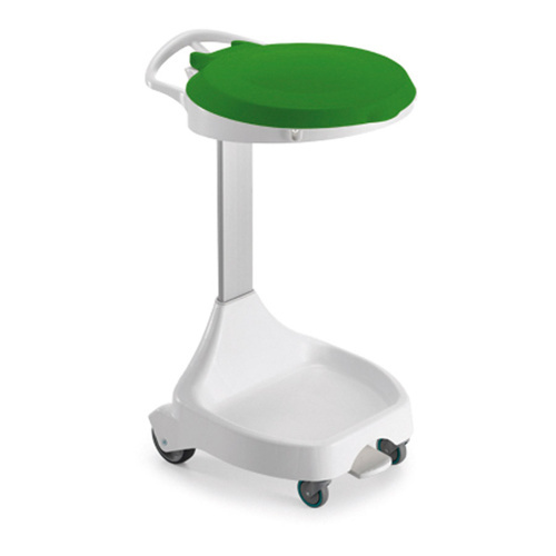 Beutelhalter Kunststoff mobil grüner Deckel