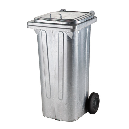 Metalltonne mit Rädern 120 l