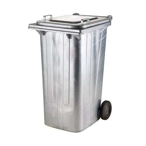 Metalltonne mit Rädern 240 l