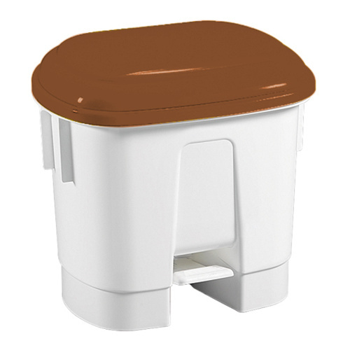 Abfallbehälter Kunststoff Sirius 30 l. - brauner Deckel