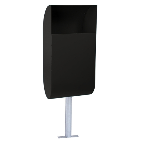 Abfallbehälter Ei 30 l. - schwarz