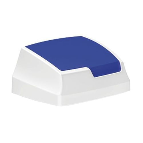 Kunststoffdeckel mit Klappe 50 l – blau