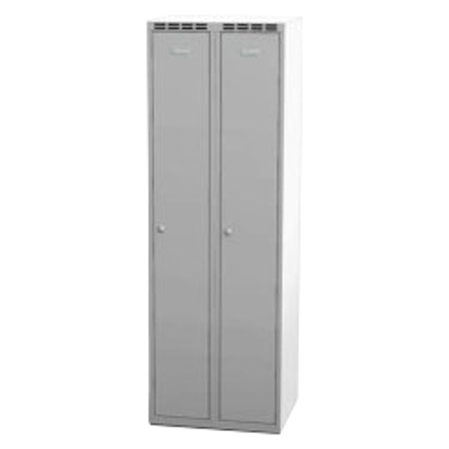Kleiderschrank B 600 mm - grau