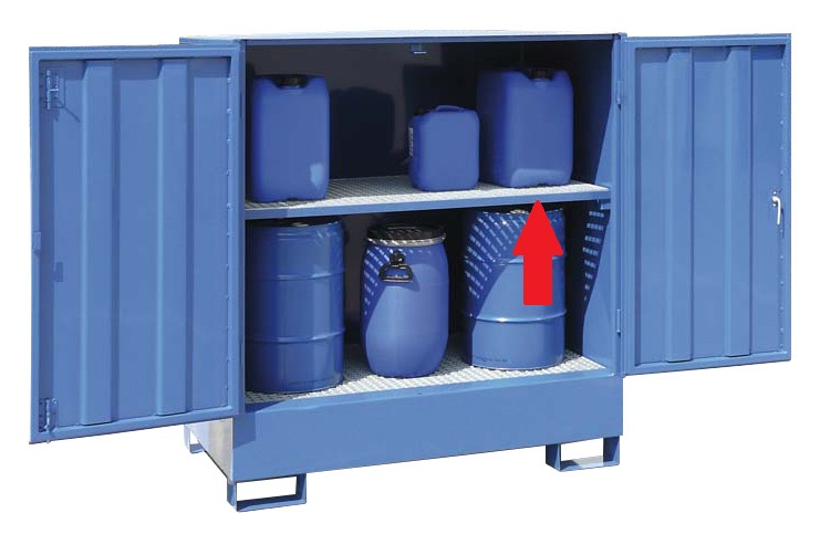 Rost für verdeckte Auffangwanne