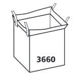 Großvolumiger Sack von oben offen