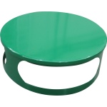 Deckel für Betonabfallbehälter - grün