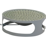 Deckel für Betonabfallbehälter mit Aschenbecher - grau