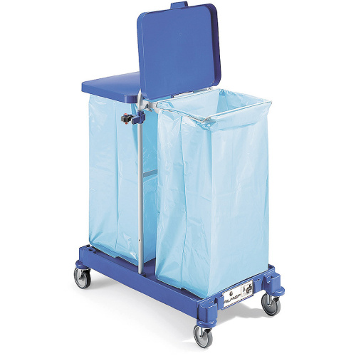 Mobiler Doppelständer für Polyethylenbeutel