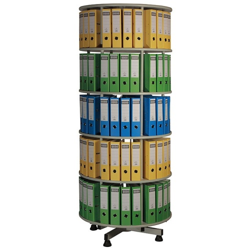 Drehsäule für Ordner - 5 Etagen