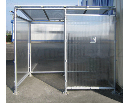 Überdachung für Raucherecke EKO