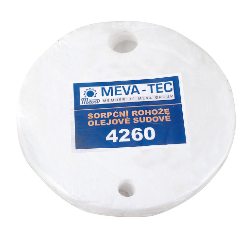 Sorptionsmatte - weiß, für Fässer (Packung 15 Stk)