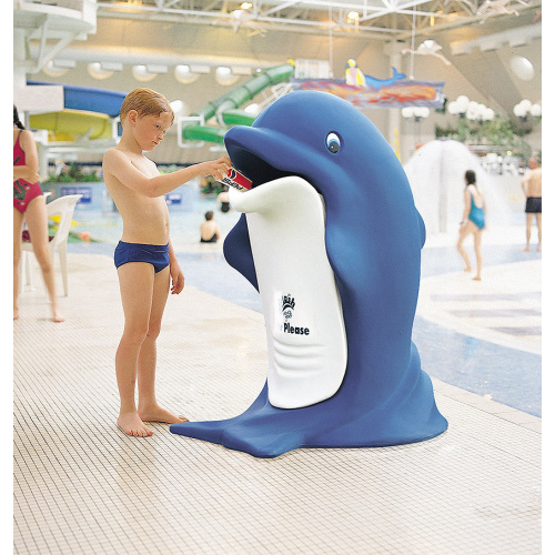 Abfallbehälter Kunststoff Delphin 85 l.