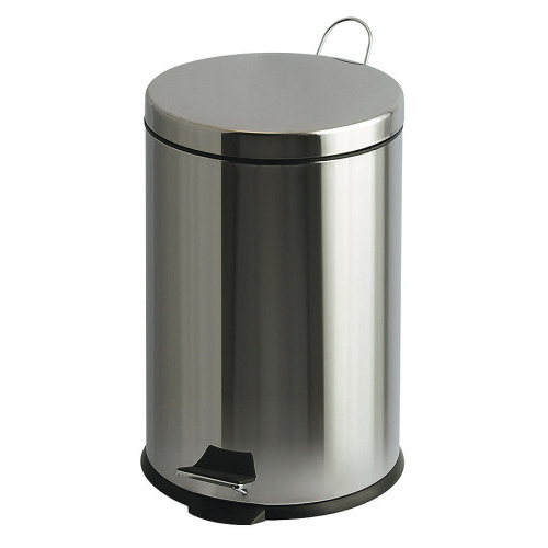 Trittbehälter 12 lt. - Chrom