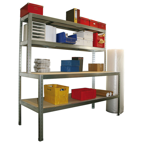 Regaltisch mit Aufbau