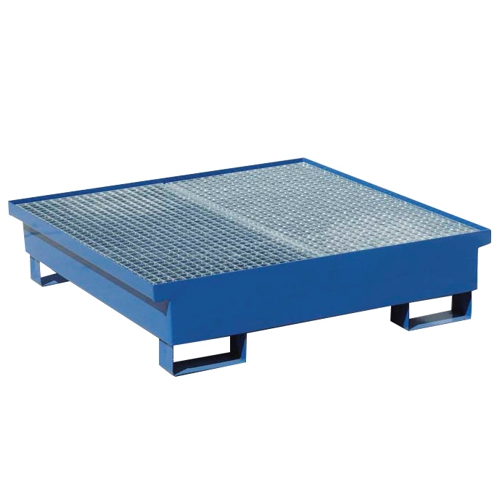 Auffangwanne mit Rost - lackiert