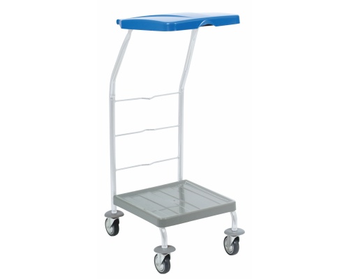 Einfacher Beutelständer mobil blau