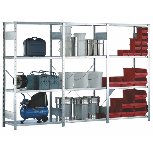 Fachregal schraubenlos Anbau 2000x1000x600 mm - Basisfeld