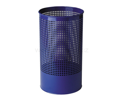 Abfallbehälter, Schirmständer / gelocht - blau