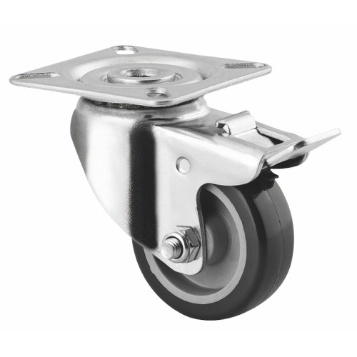 Geräterad schwenkbar mit Bremse 100mm