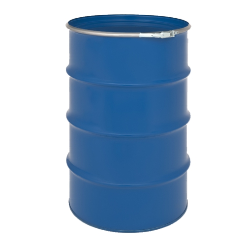 Metallfass 115 l mit abnehmbarem Deckel, lackiert