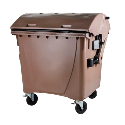 Kunststoffcontainer 1100 l - braun
