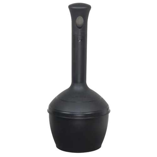 Aschenbecher Kunststoff - schwarz