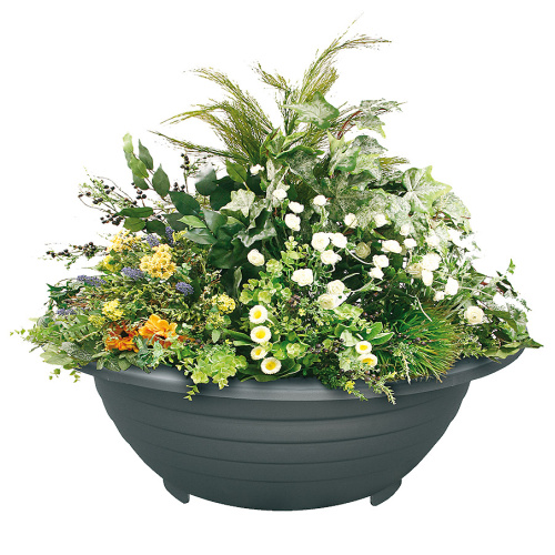 Blumentopf aussen Stahl ESFERICA