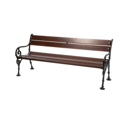 Gusseisenbank mit Weichholz Wien