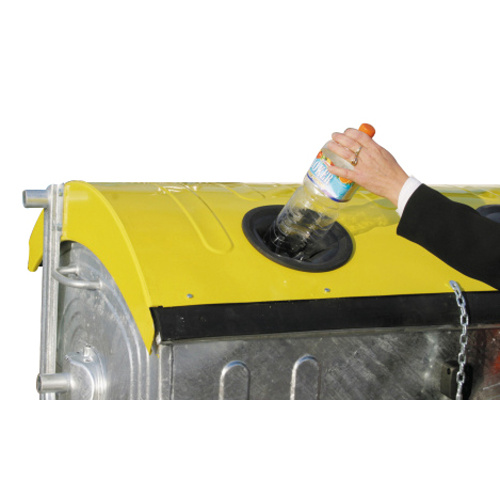 Container feuerverzinktes Metall 1100l - Kunststoffe