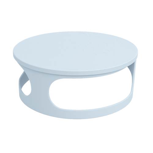 Deckel für Betonabfallbehälter - grau