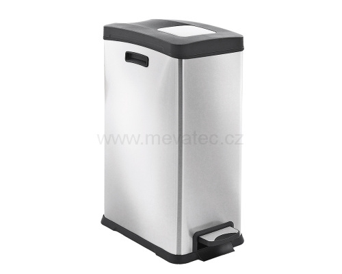 Edelstahlkorb Trittmechanismus für Sortierabfall 1 x 30 l
