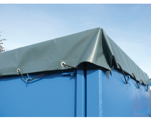 Abdeckplane zum Container