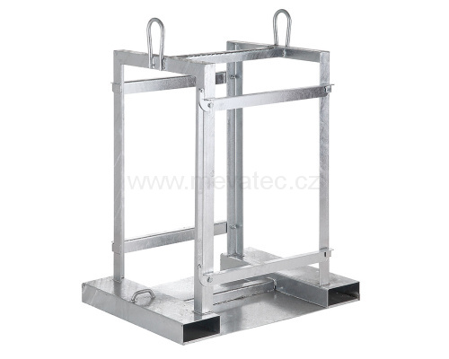 Transportpalette für 4 Gasflaschen