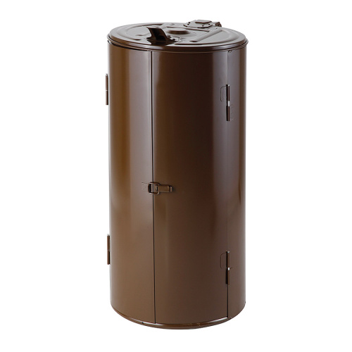 Verkleideter Beutelständer 120 lt. - lackiert - braun