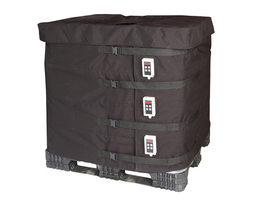 Erwärmungsmantel für IBC mit drei Thermostaten