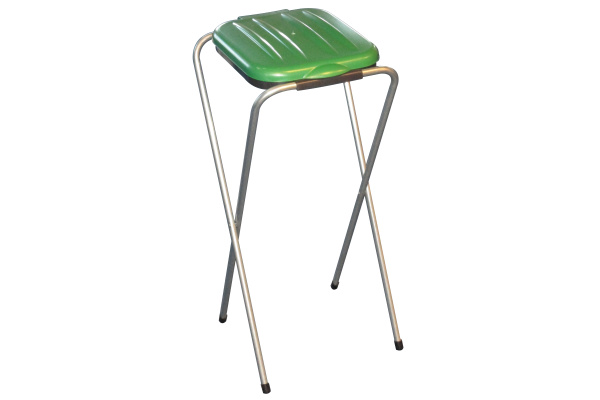 Einzelständer für Beutel mit Kunststoffdeckel grün