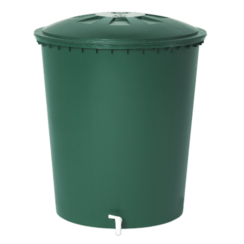 Runder Regenwasserbehälter 210 l ohne Sockel