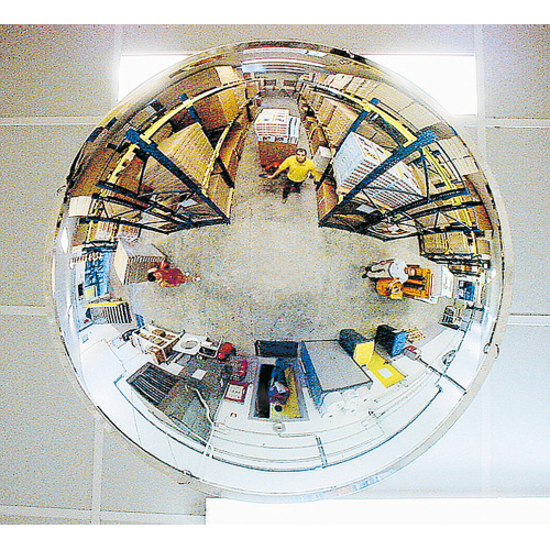 Hemisphärischer Spiegel