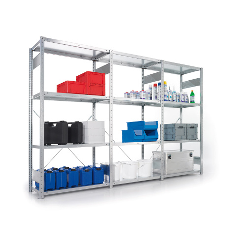 Fachregal schraubenlos 2500x1000x600 mm / 230 kg - Anbaufeld