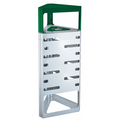 Abfallbehälter „Dreieck“- grün