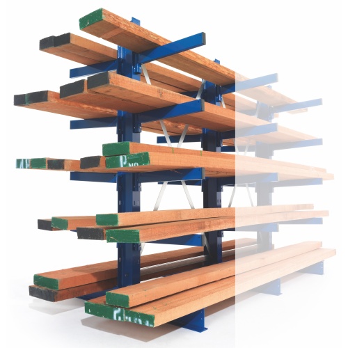 Konsolenregal beidseitig Basisfeld 3000/800mm MEDIUM