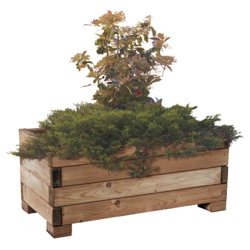 Blumentopf Holz Rechteck MADERA