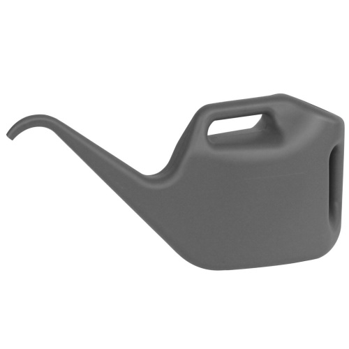 Kunststoffgießkanne mit langem Auslauf - grau