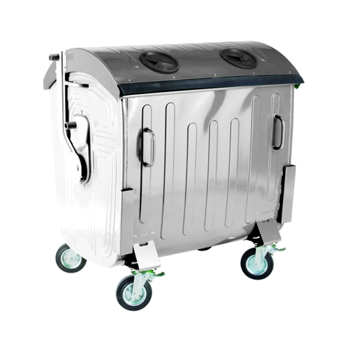 Behälter 1100 l - grauer Deckel