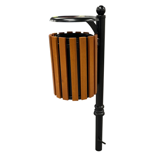 Abfallbehälter für den Außenbereich auf Ständer