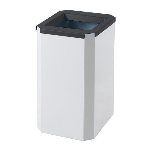 Abfallbehälter hoch schwarz