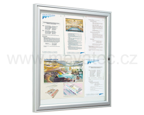 Außenvitrine Klassik 12xA4